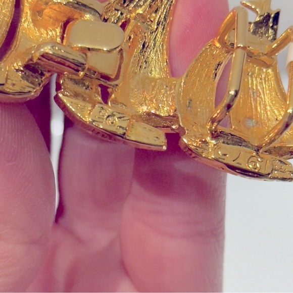 NWT- Gold Sailboat 1975  Belt 1/2” Buckle Scarf Vintage - Picture 8 of 8